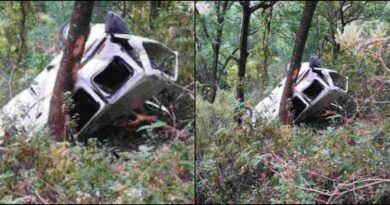 रुद्रप्रयाग में दर्दनाक हादसा! 250 मीटर गहरी खाई में गिरी कार, तीन युवकों की मौके पर मौत