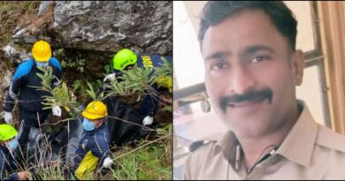 उत्तराखंड में दर्दनाक हादसा! 300 मीटर खाई में गिरी कार, 3 दिन बाद मिला पुलिसकर्मी का शव