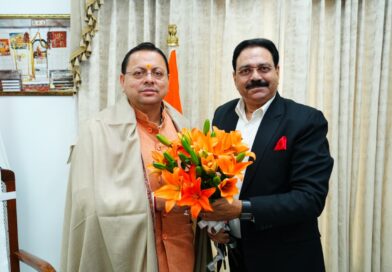 उपाध्यक्ष अशोक वर्मा ने मुख्यमंत्री पुष्कर सिंह धामी से की शिष्टाचार भेंट