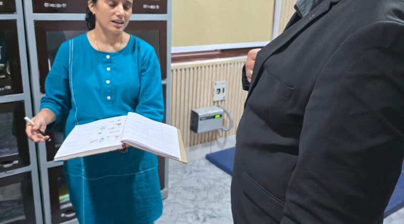 सचिव समाज कल्याण डॉ श्रीधर बाबू अद्वांकी ने व्यवस्थाओं की ली विस्तृत जानकारी