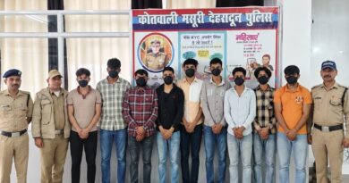 सार्वजनिक स्थान पर हुडदंग मचाने वालो की दून पुलिस ने उतारी खुमारी