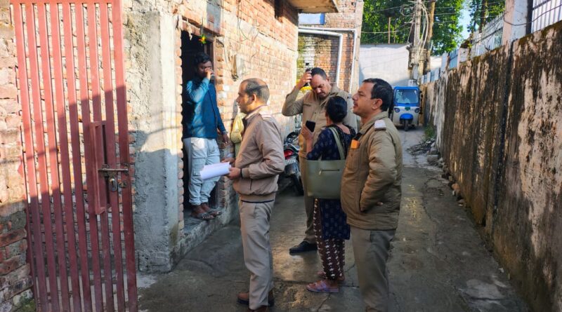 रायपुर क्षेत्र मे पुलिस द्वारा वृहद स्तर पर चलाया सत्यापन अभियान